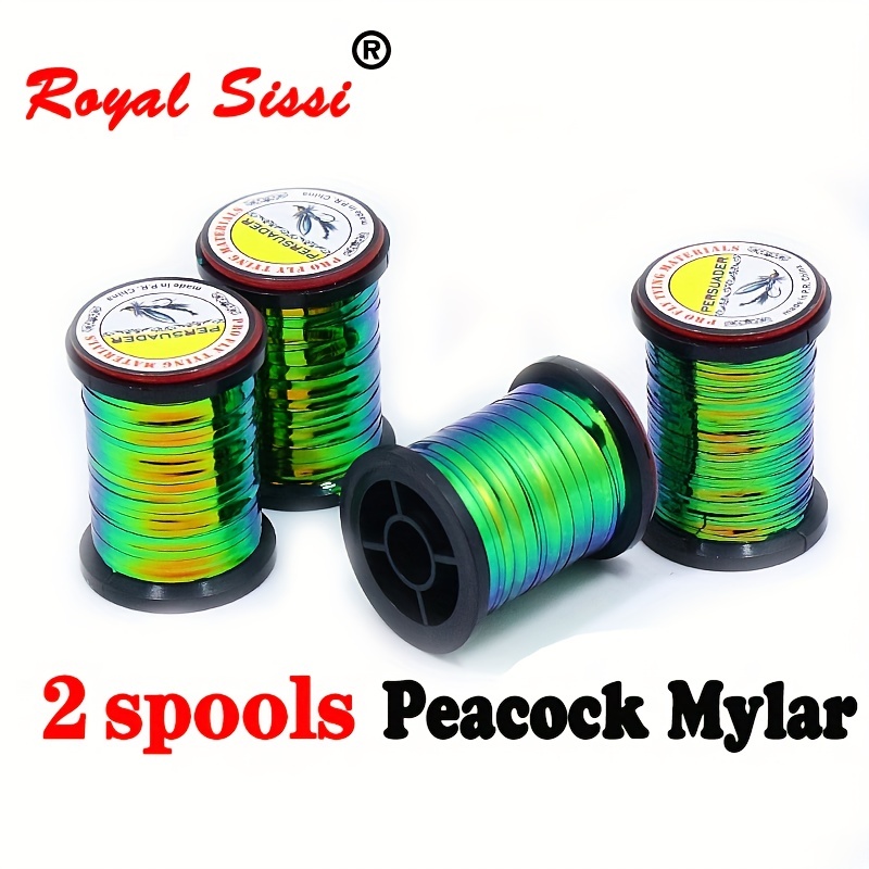 Royal Sissi 2 Spools Thick Tinsel Line Artificial Fly Nymphs