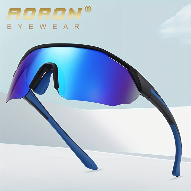 1pc Mens One Lens Polarized Sunglasses Outdoor Sports Cycling