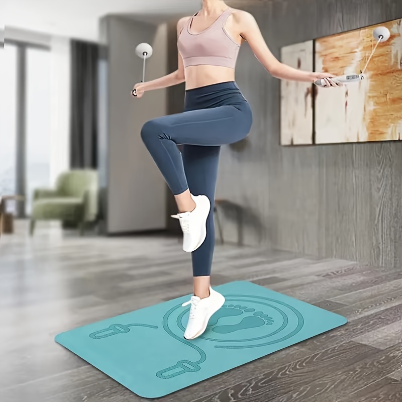 Portable Non slip Yoga Mat Small Size Tpe Material Shock - Temu