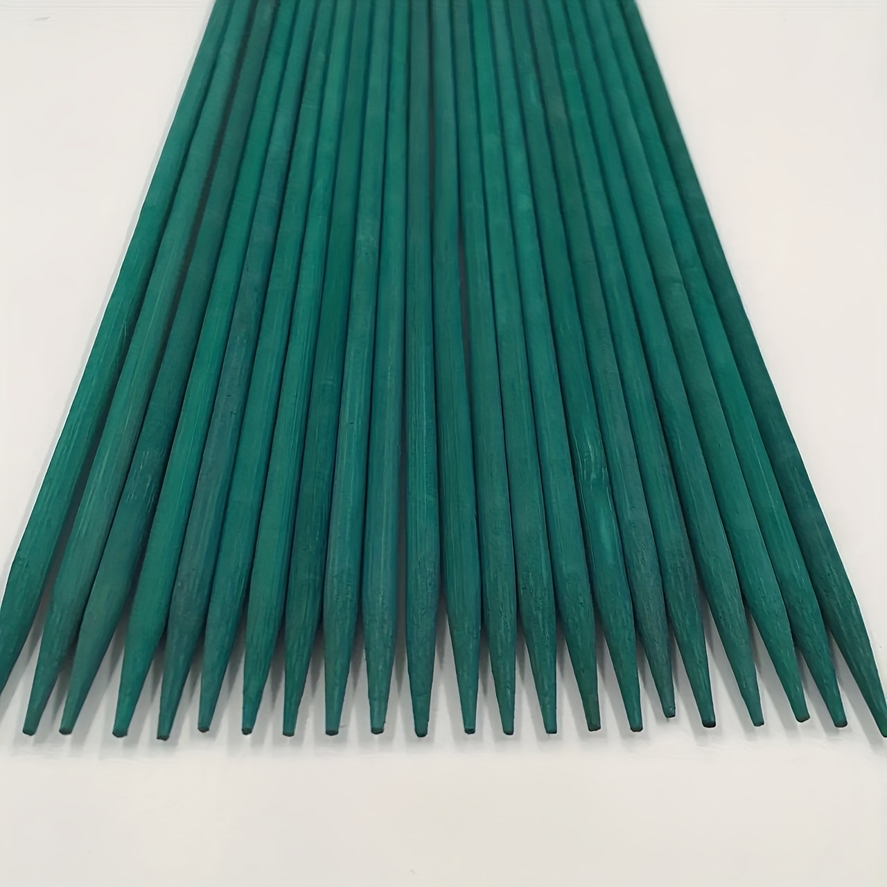 25pcs 20 Green Bamboo Plant Stakes, Plant Sticks Support, Floral Plant  Support