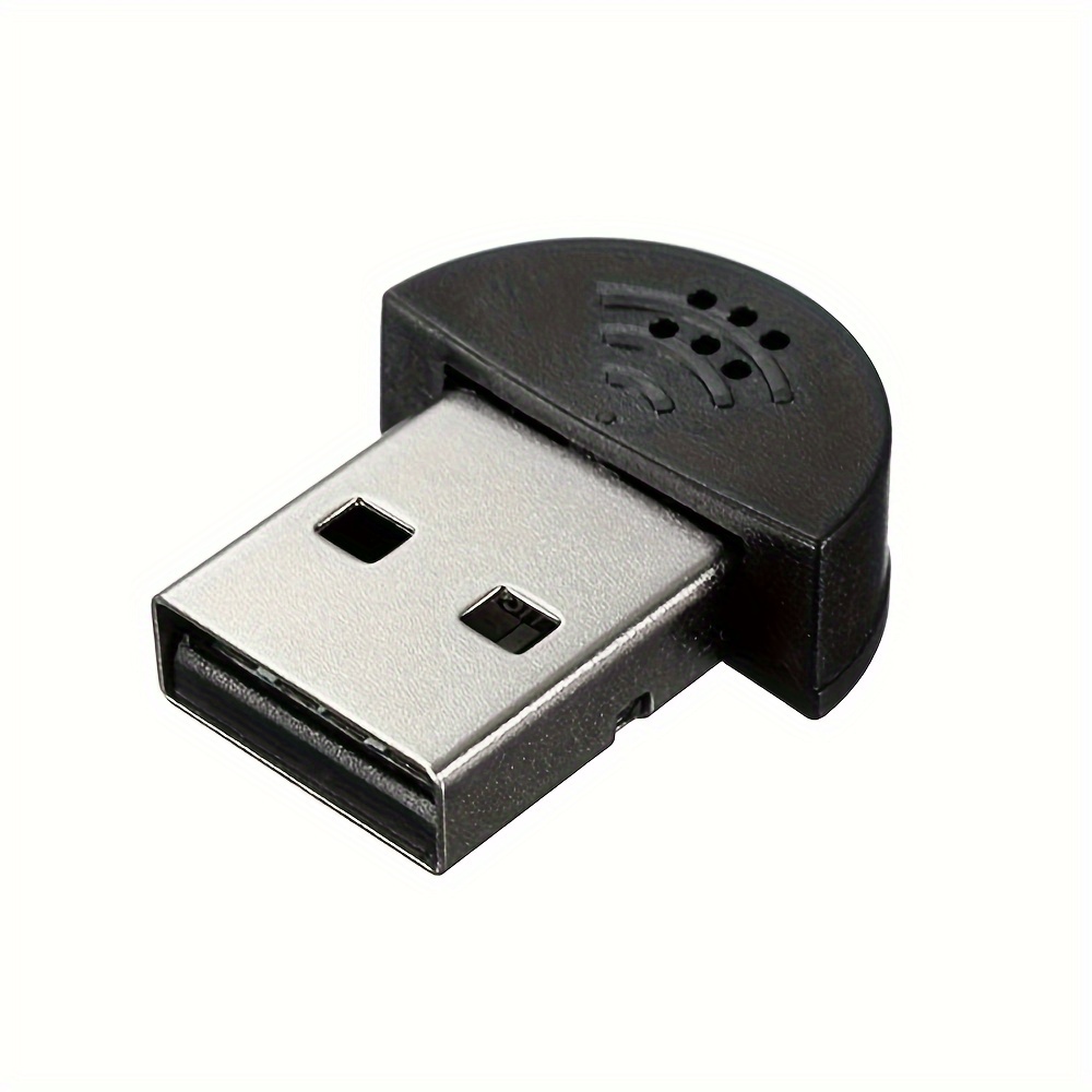 Youmi Mini micrófono USB 2.0 para portátil/PC de escritorio PCS -  Skype/Software de reconocimiento de voz Adaptador receptor de audio sin  conductor