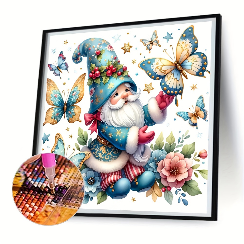 5d Diy Diamond Painting Gnome Truck Crystal Embroidery - Temu