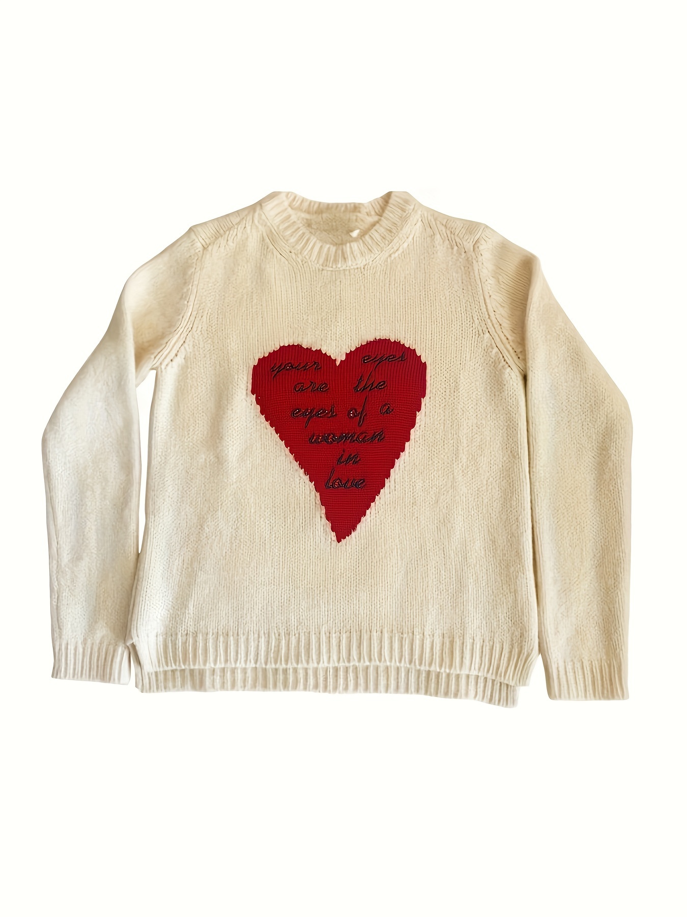 Heart Sweater - Temu