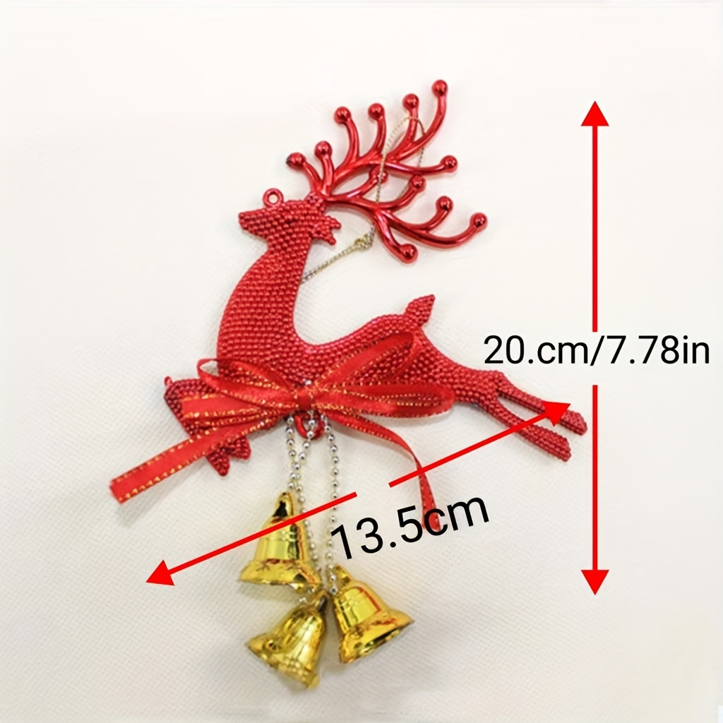 Santa & Reindeer Pinecone Christmas Ornaments