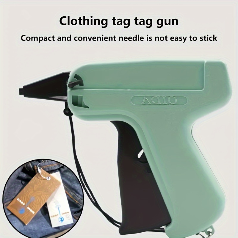 Pistola de etiquetado para ropa, kit de pistola de fijación de etiquetas de  precio al por menor estándar para etiquetadora de ropa con 6 agujas y 1000