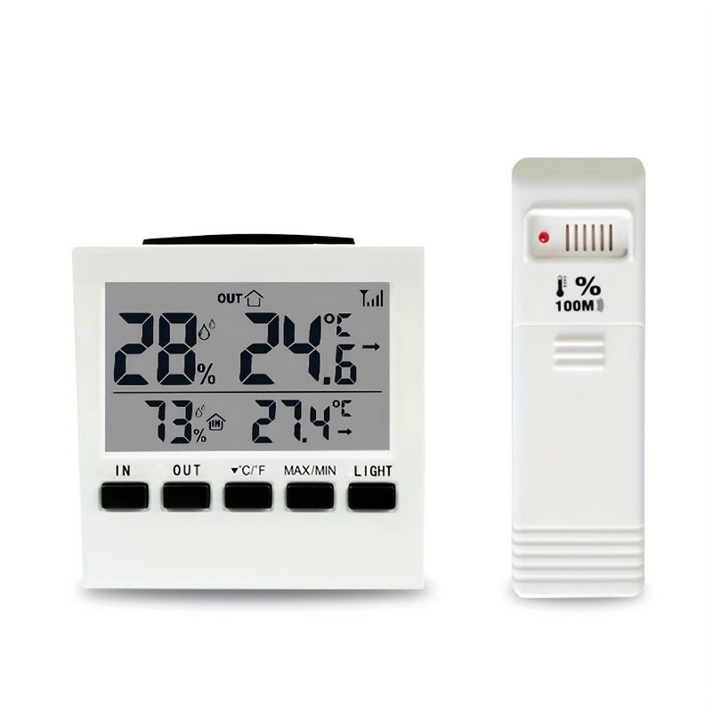 Wifi Temperature And Humidity Monitor Wireless Temperature - Temu