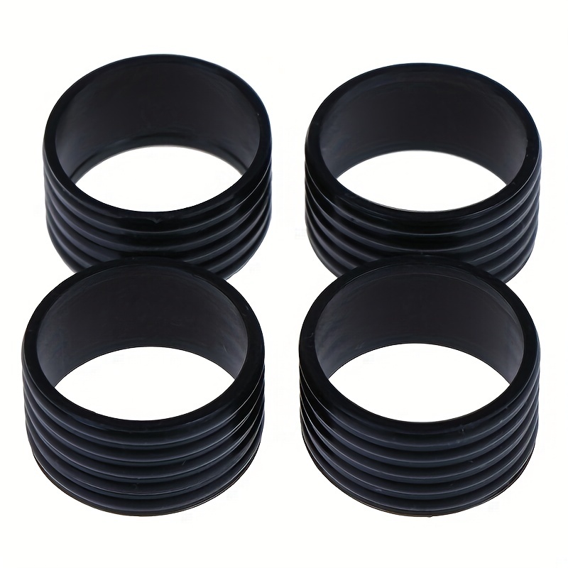 4pcs Tennis Racket Rubber Ring Grips - Stretchable Rubber Ring