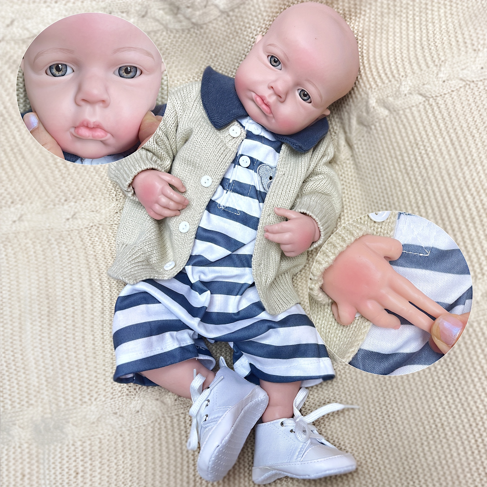 Whole Body Solid Silicone Twins Reborn Girl Artist Oil - Temu Canada
