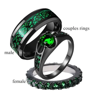 Vintage Green Oil Drop Heart Ring Colorful Y2k Rings For - Temu