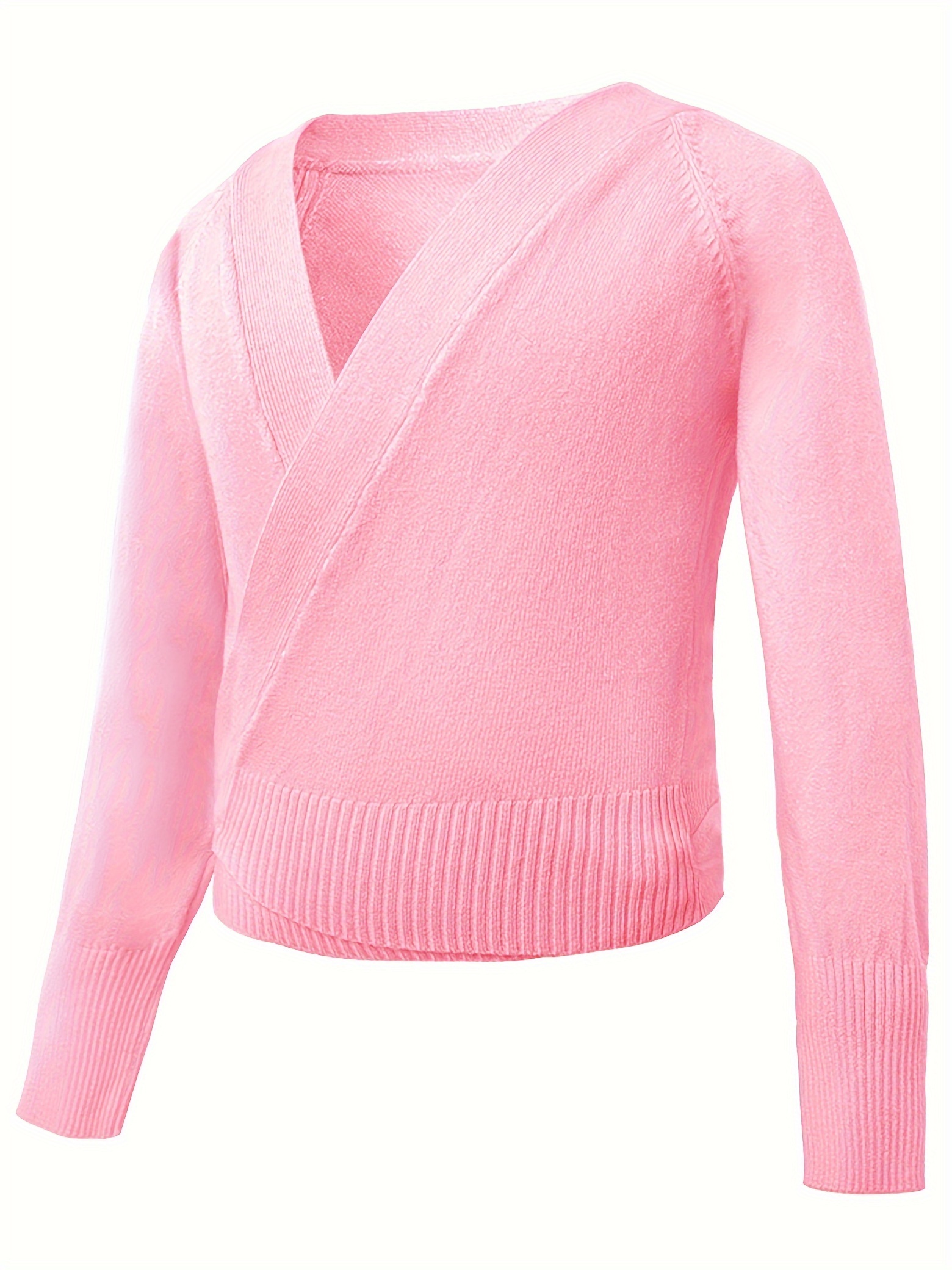 Girls Dancewear Ballet Wrap Sweater Canada Knit Wrap Sweater With