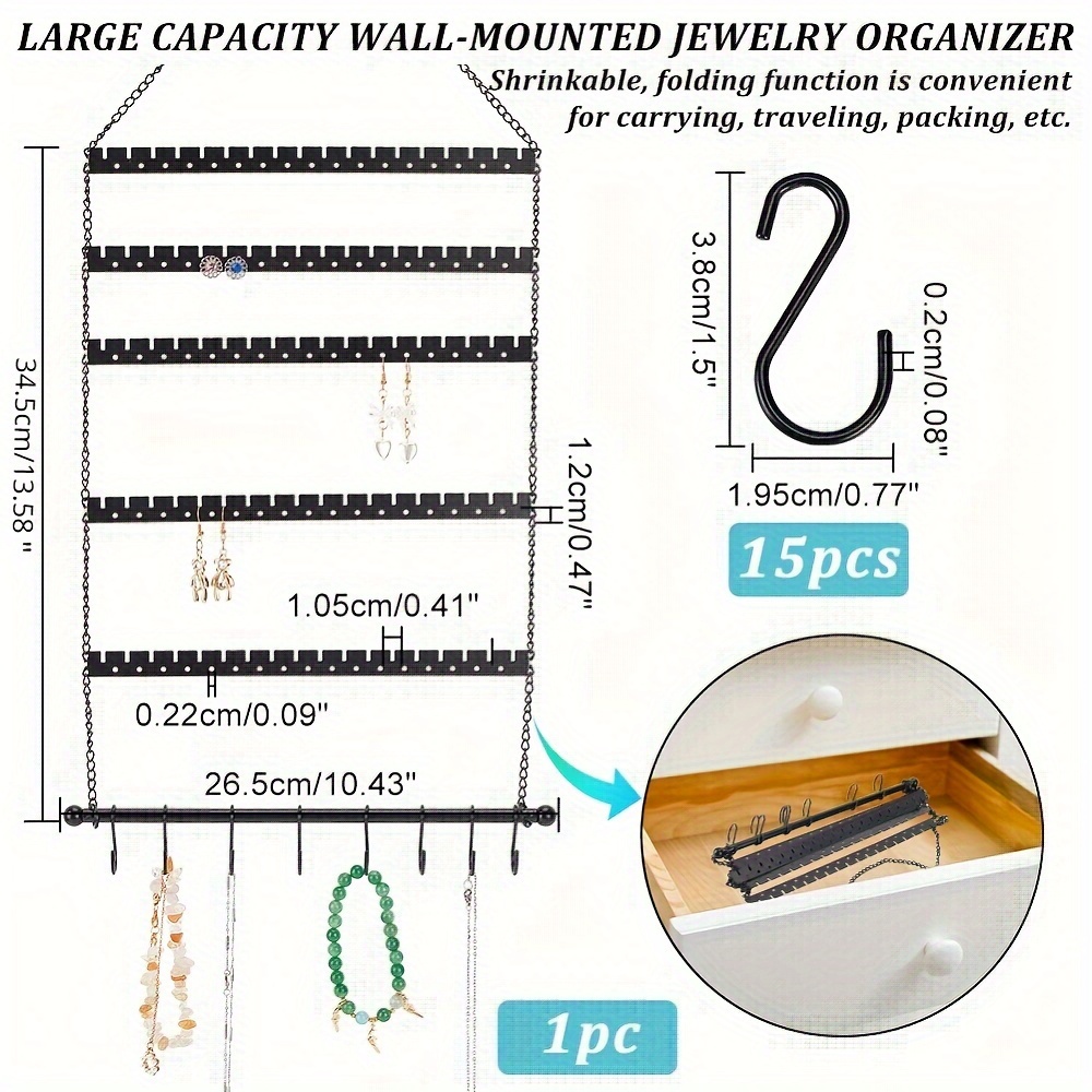 Cómo hacer una colgador de joyas para pared paso a paso