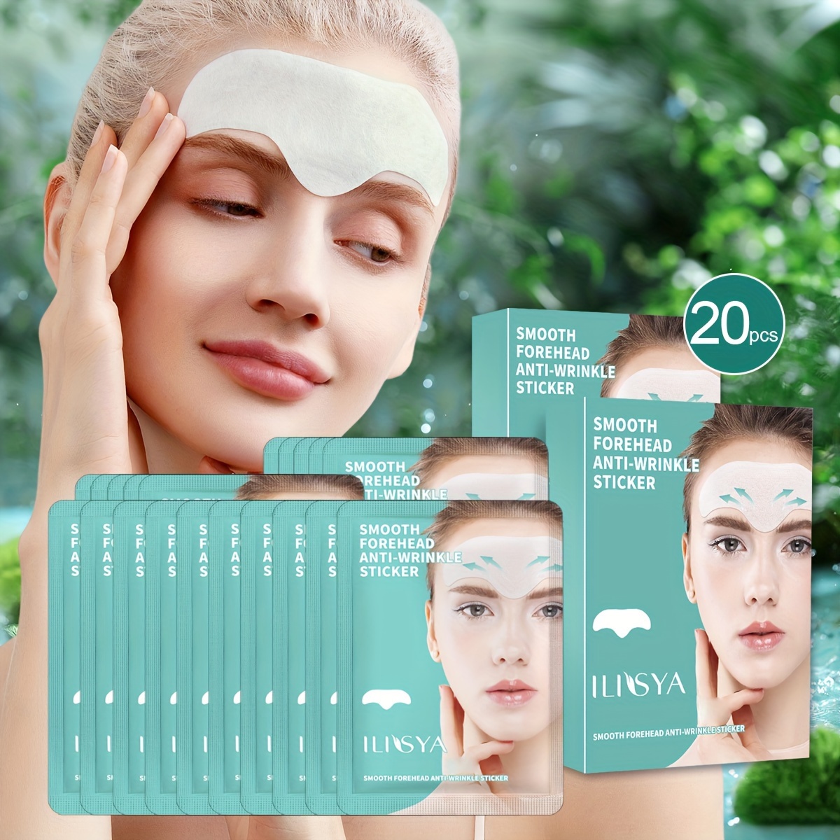 Facial And Forehead Wrinkle Patch Smoothing Wrinkles Around - Temu