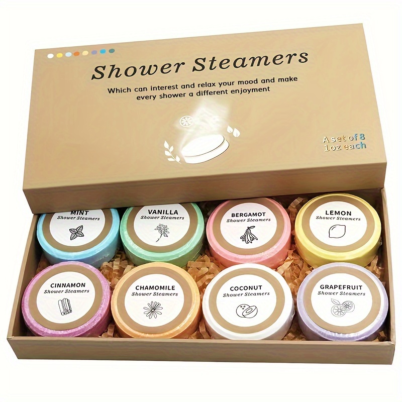 Shower Steamers Variety Flavor Shower Bombs With Essential - Temu