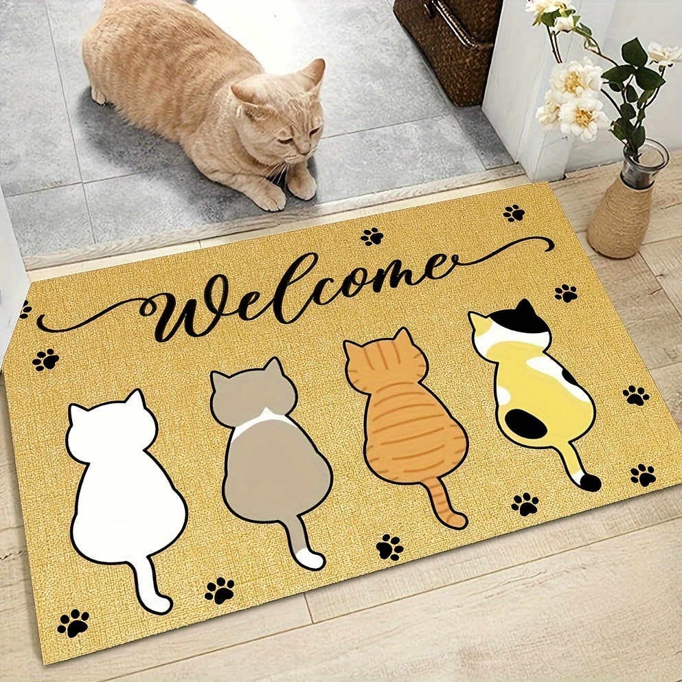 Las mejores ofertas en Los gatos puerta moderno tapetes y alfombras de piso