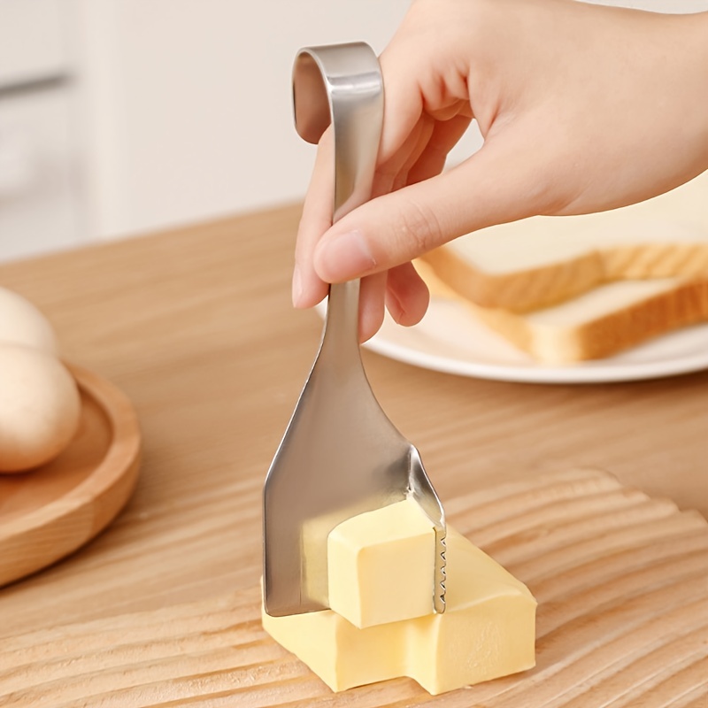 1pc Effortlessly Slice Cheese, Butter, and Ham with this Stainless Steel  Cheese Slicer and Cutter