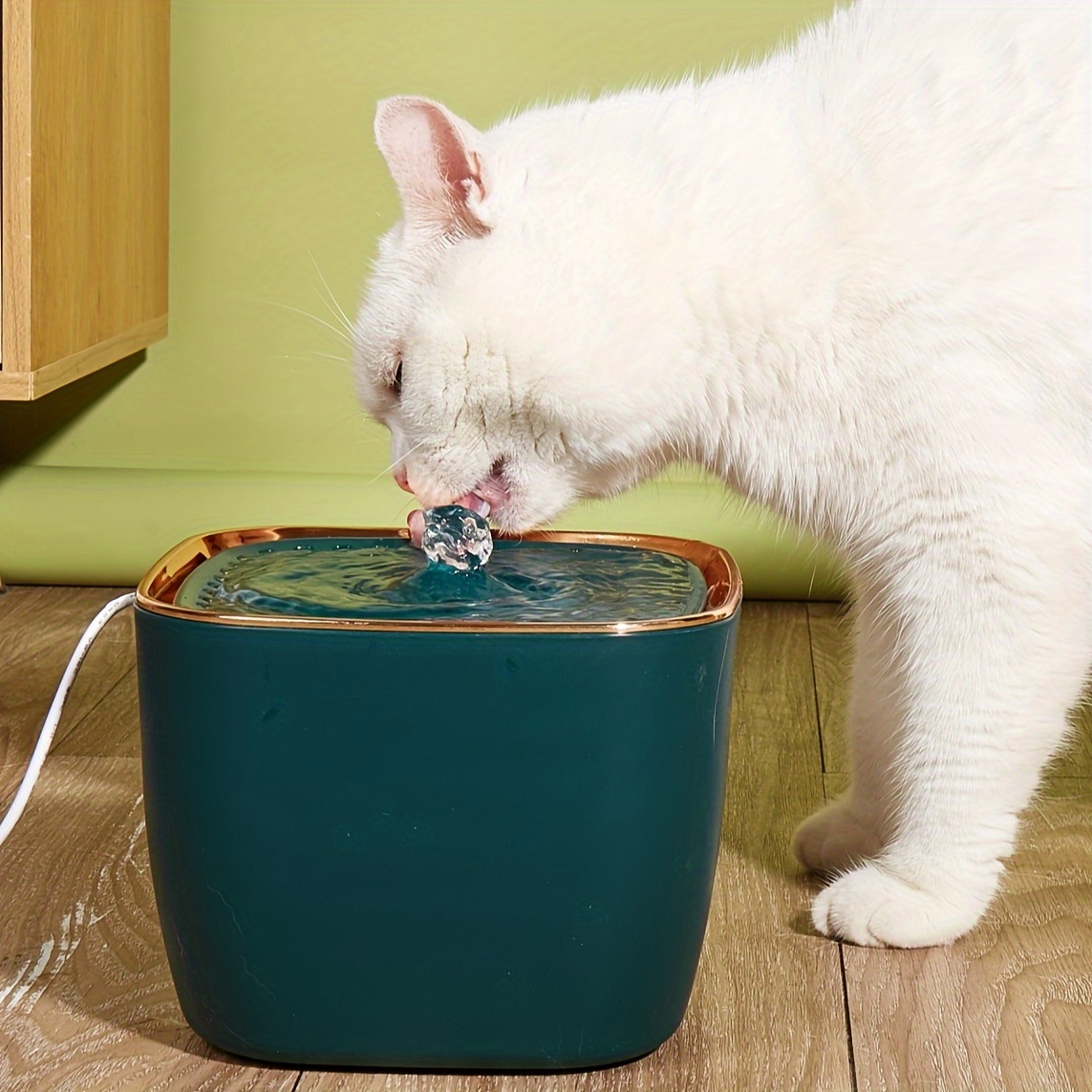 Fuente de agua automática para gatos, dispensador de agua con grifo para  perros, filtro transparente, bebedero con Sensor para mascotas, Alimentador  automático para beber, 2,3 L - AliExpress