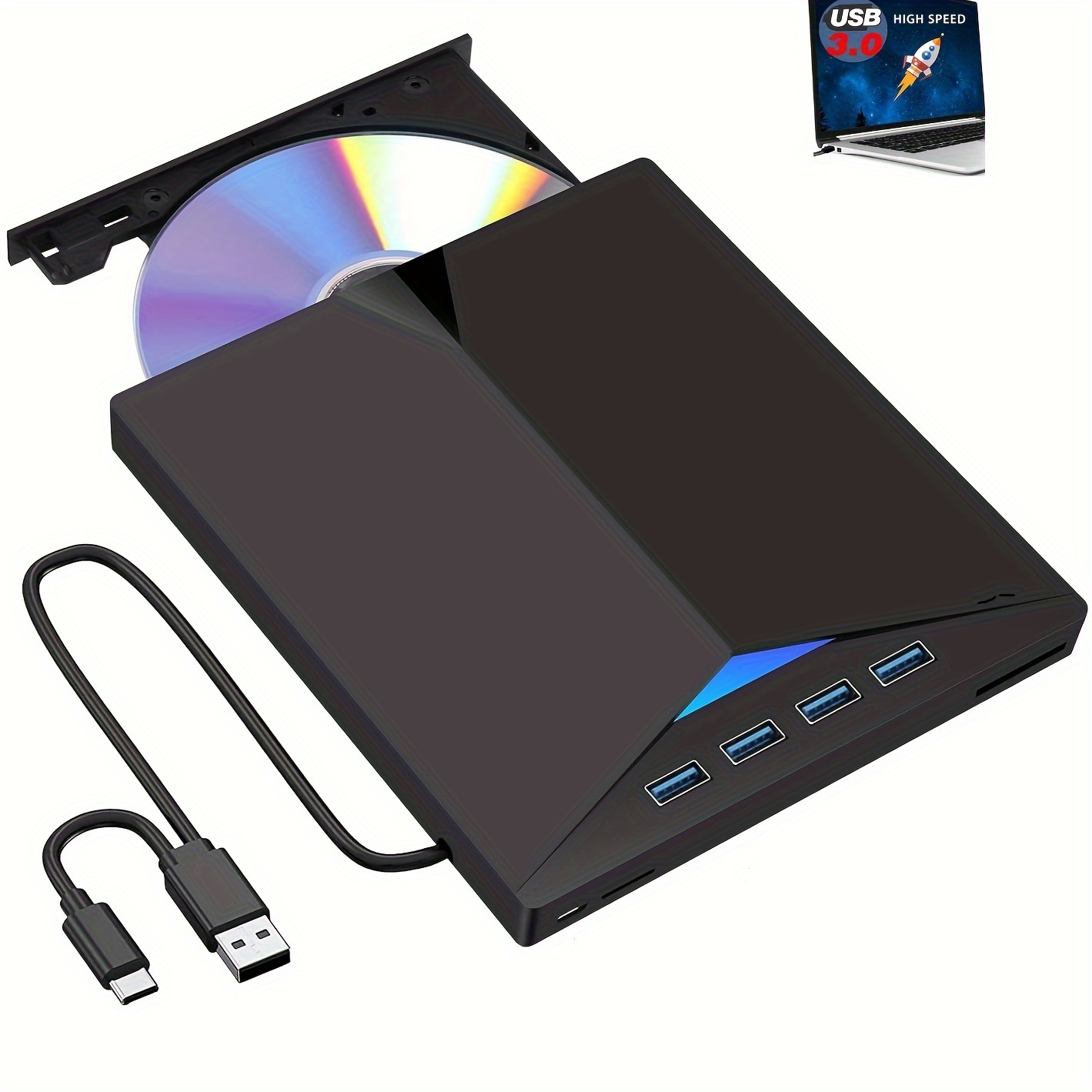 Orico 100gb Blu ray Portable Bd Cd Player Cd rom Player Cd - Temu