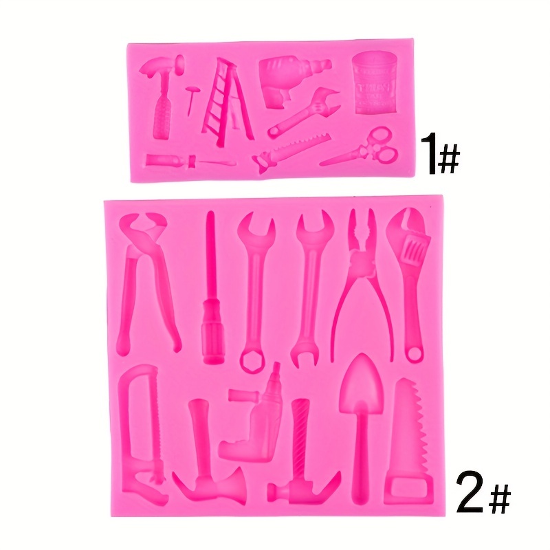 KuuGuu 3 Pack Lock Key Shapes Silicone Fondant Mold,Candy Making Mould  Chocolate Molds Craft Mould DIY Handmade Cake Decoration Baking Tools