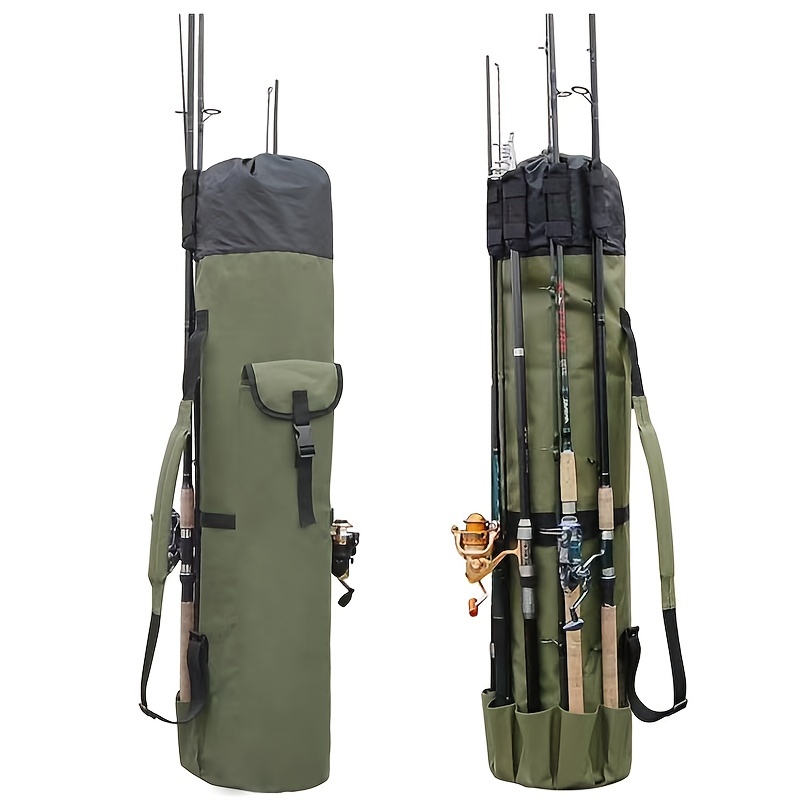 Waterproof Fishing Pole Bag With Rod Holder - Multifunctional Organizer For  Fishing Gear