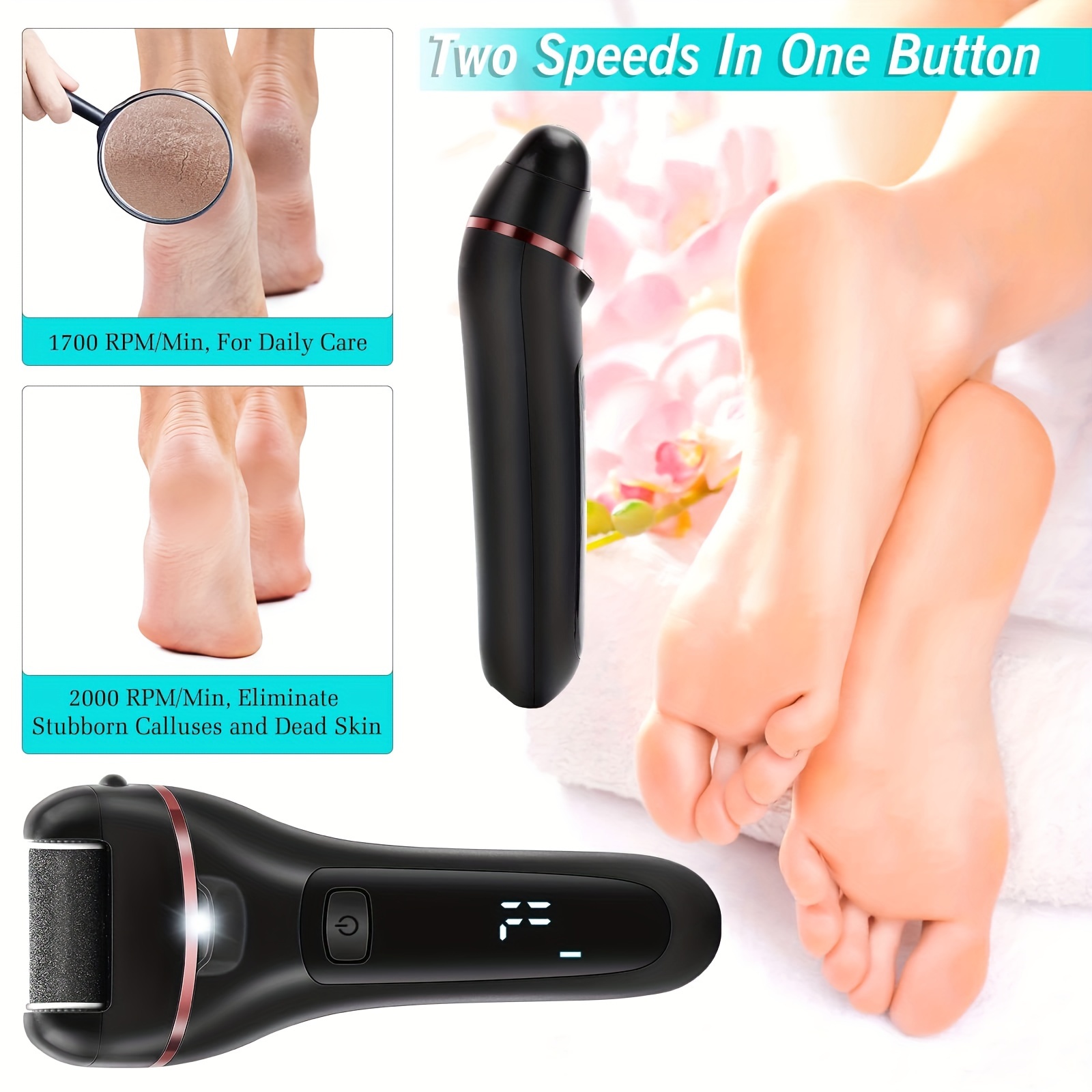 Electric Callus Remover Set For Feet Electric Grinder Foot - Temu