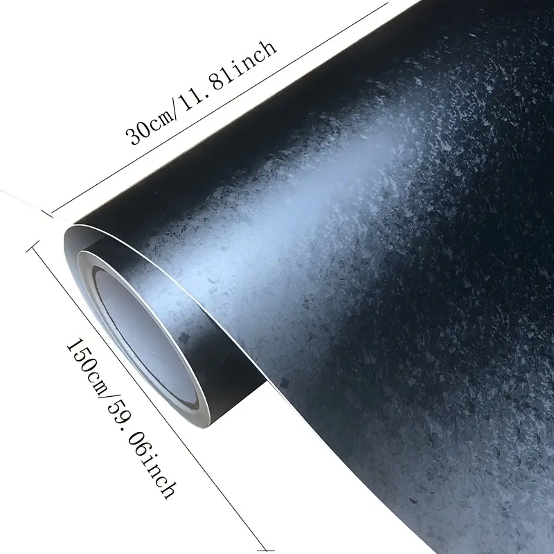 Premium Matt Black 3d Forged Carbon Vinyl Wrap With Air - Temu