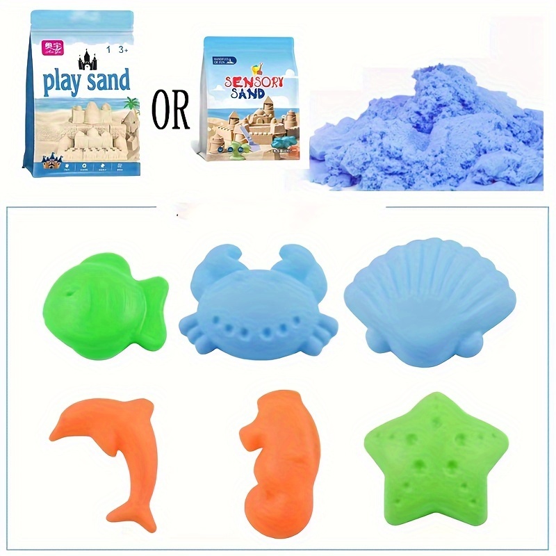 Kinetic Sand, The Original Moldable Sensory Play Sand Toys for Kids - Blue  2 lb