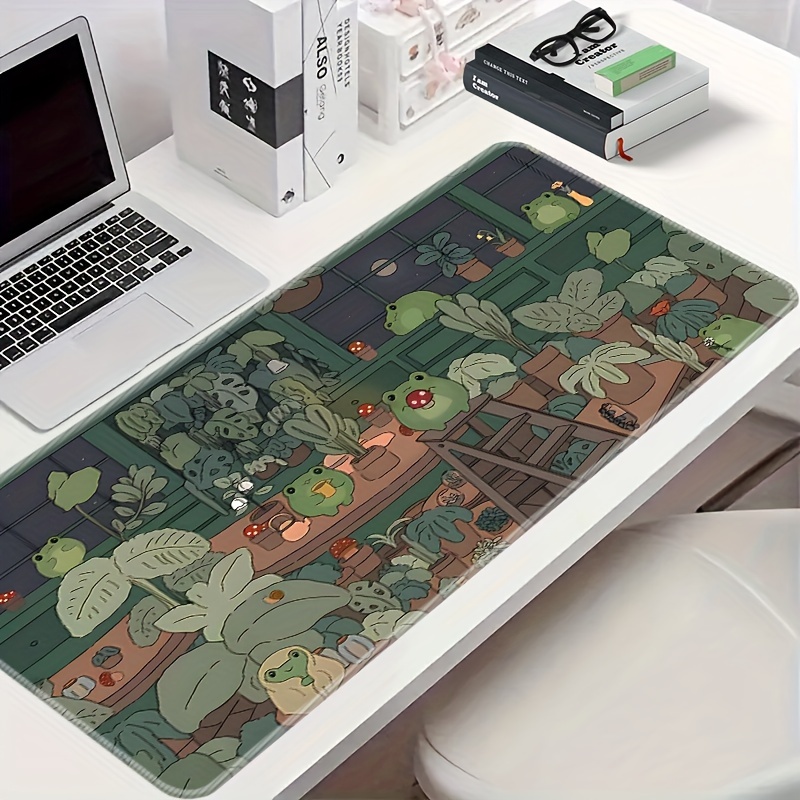 Frog Family Mouse Pad Large Office Gaming Desk Pad Anti slip - Temu