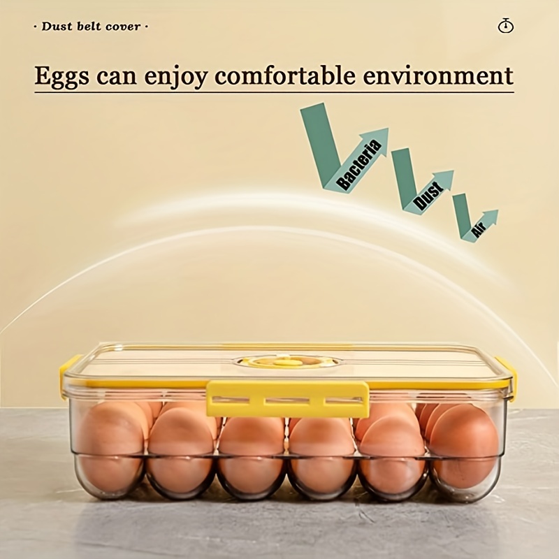 Keep Your Eggs Fresh And Organized With This Refrigerator Egg Tray! For  Restaurants - Temu