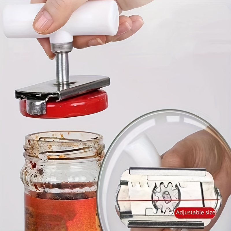 Adjustable Size Can Opener Manual Stainless Steel Easy Can Jar