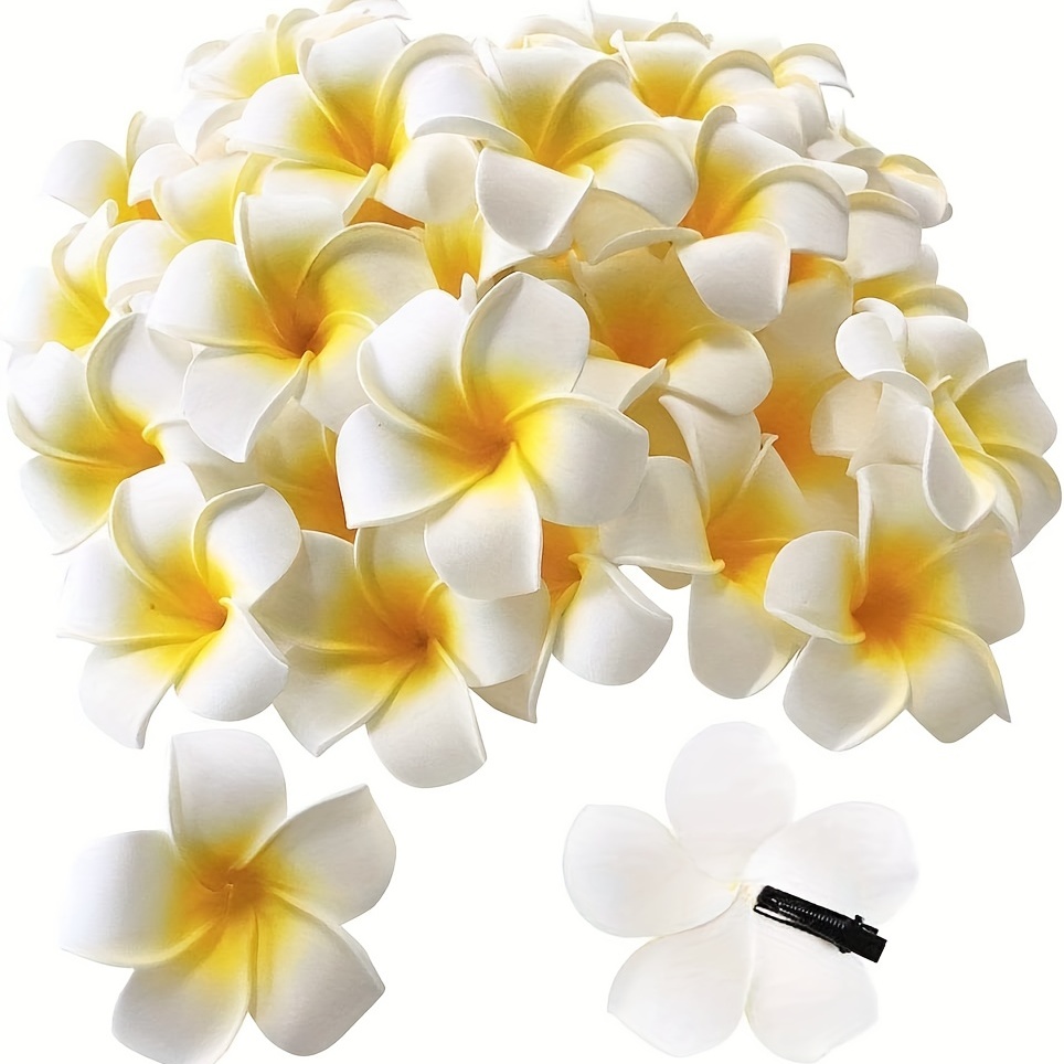 

Stunning Flower Hair Clips For Weddings, Parties, And Beach Vacations - Perfect Hair Accessory For Women