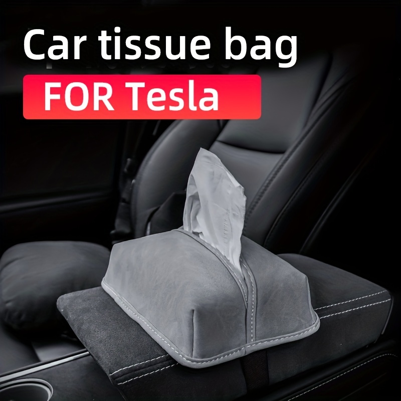 Für Tesla Model Y / 3 Auto-Taschentuchbox, zentraler