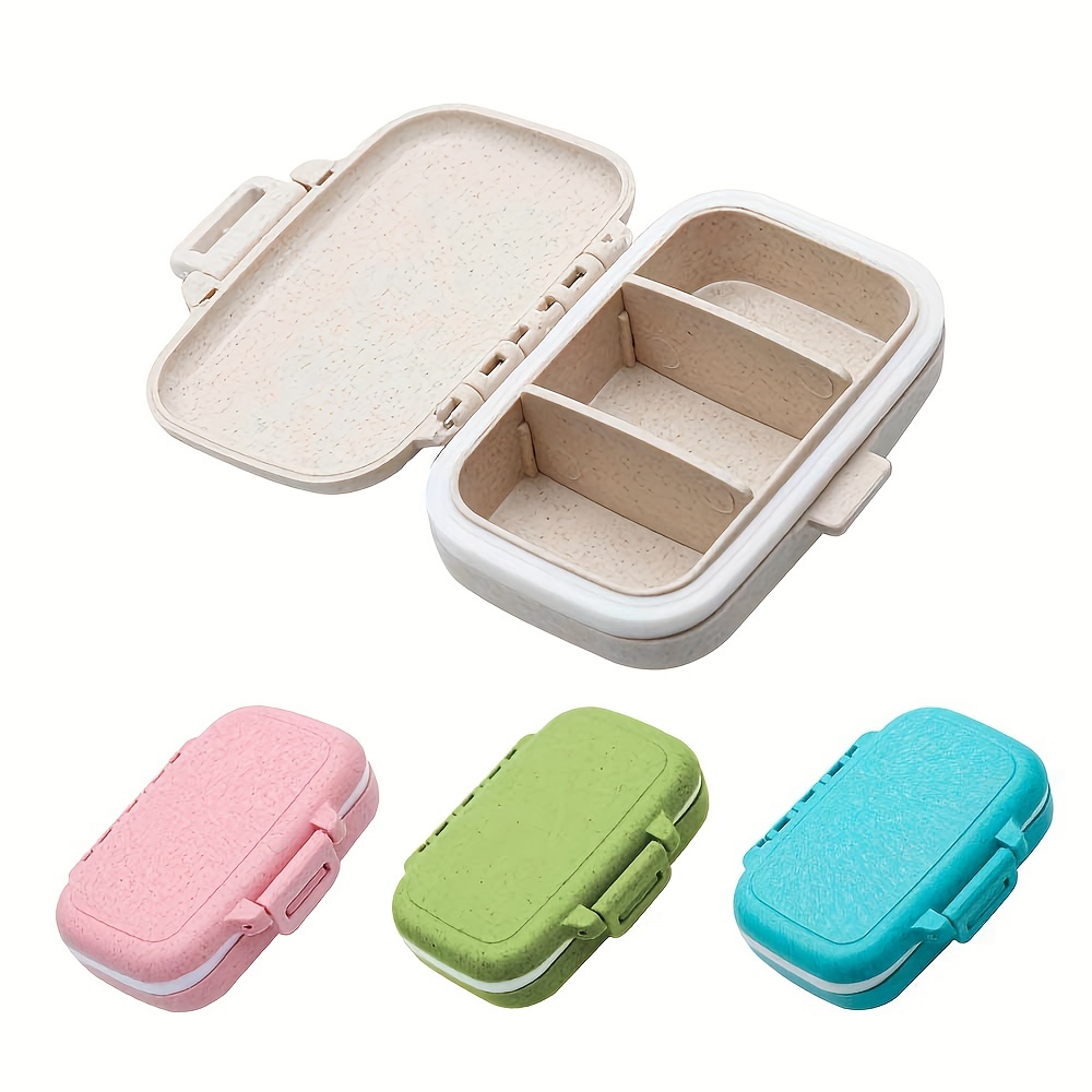 Detachable Compartment Pill Box for Vitamins and Medicines