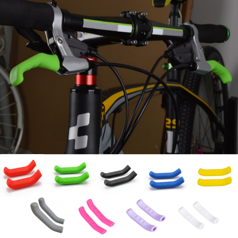 

1pair Bicycles Brake Lever Protective Covers, Silicone Covers For Mountain, Road And Folding Bike Brake Levers