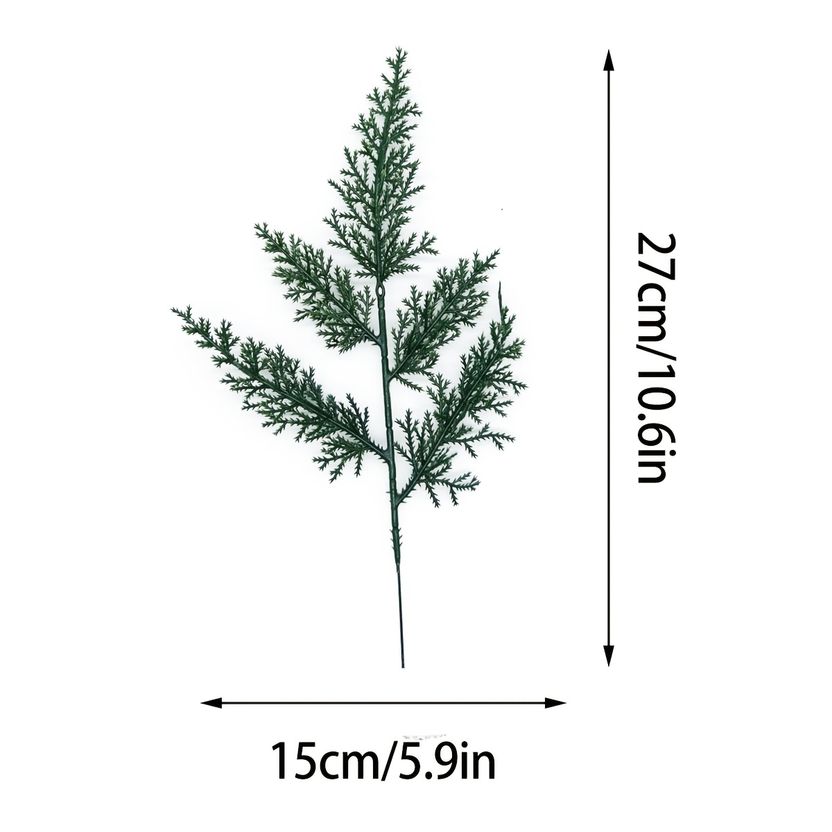 WAN2TLK 50PCS Christmas Tree Filler Branches, Artificial Pine Branches,  Christmas Artificial Evergreen Branches for DIY Garland, Christmas Tree