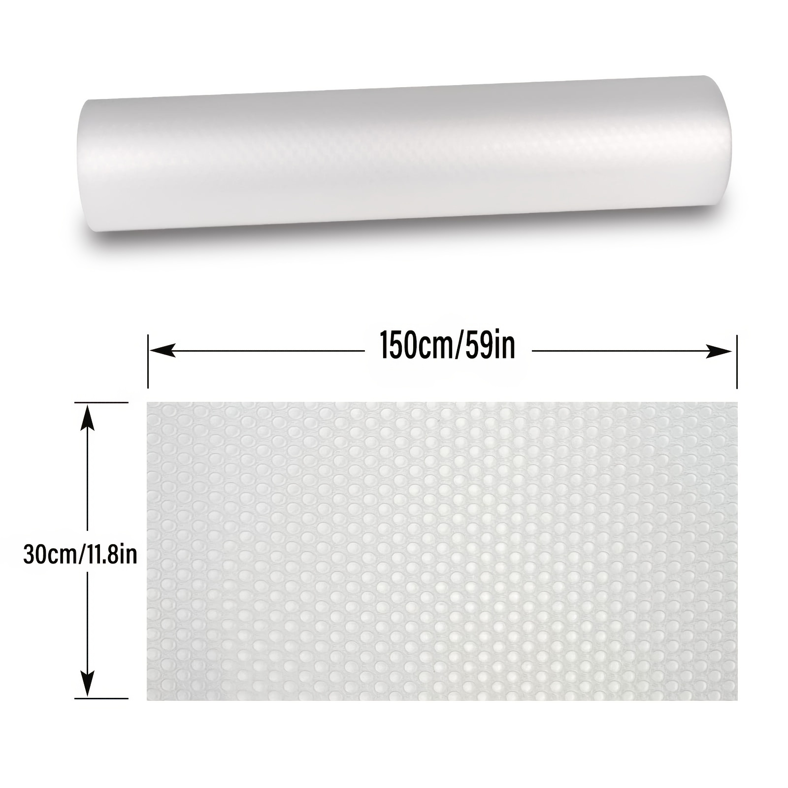 Shelf Liner Non-Adhesive Strong Grip Non-slip PVC Wardrobe Shelves