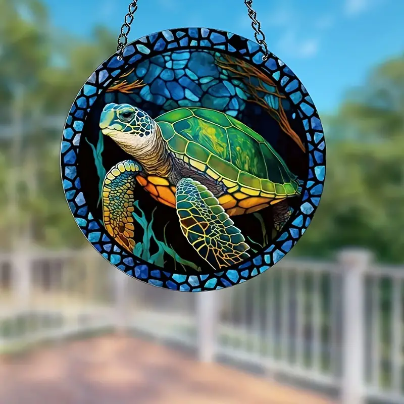 1 Stück Sonnenfänger Acryl schildkröten anhänger Zuhause - Temu