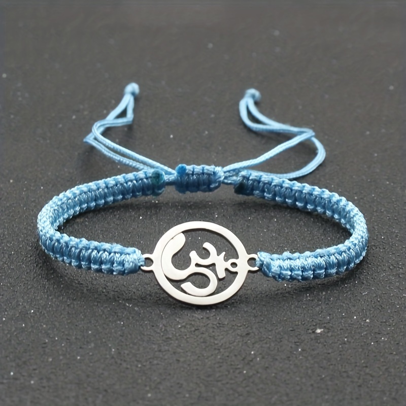Stainless Steel OM Bracelet for Couples