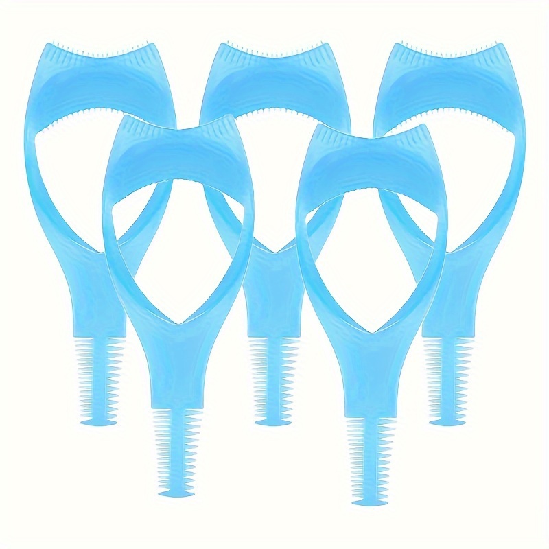 1/3/5pcs Eyelash Makeup Auxiliary Tool Upper Lower Eye Lash Mascara Guard Applicator Guide Helper With Eyelash Comb For Makeup