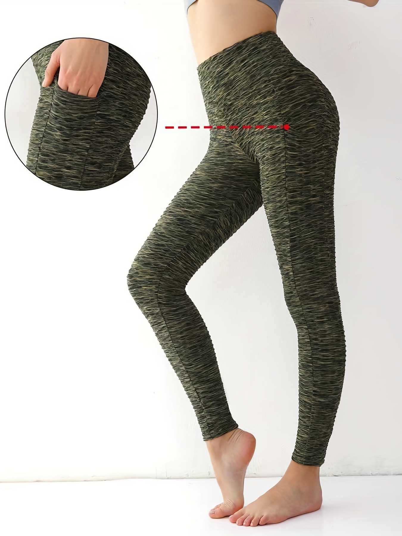 Wide Waistband Contrast Mesh Sports Leggings, Yoga Tight Breathable Soft  Sports Leggings, Women's Activewear