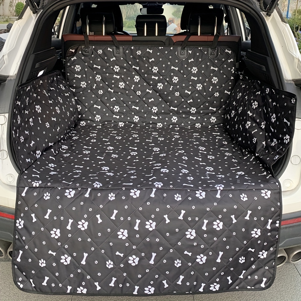 

600d Oxford Cloth With Printed Pattern Clip Cotton Thickened Car Trunk Pad For Suv Models Universal