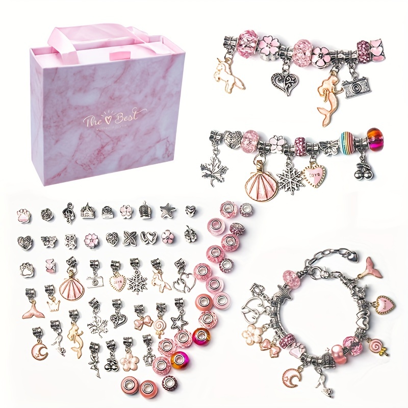 Expandable Blank Bracelet Making Kit Charm Bracelet Diy Set - Temu