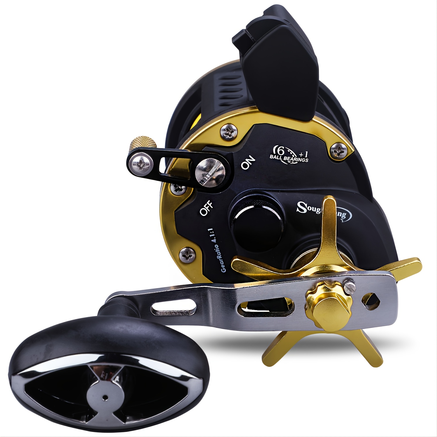 Sougayilang Baitcasting Fishing Reel Saltwater Level Wind - Temu Australia