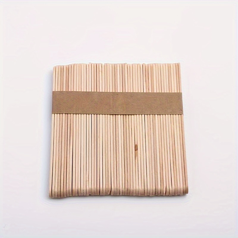 Wood Applicator Sticks For Wax Removal Diy Handmade Popsicle - Temu