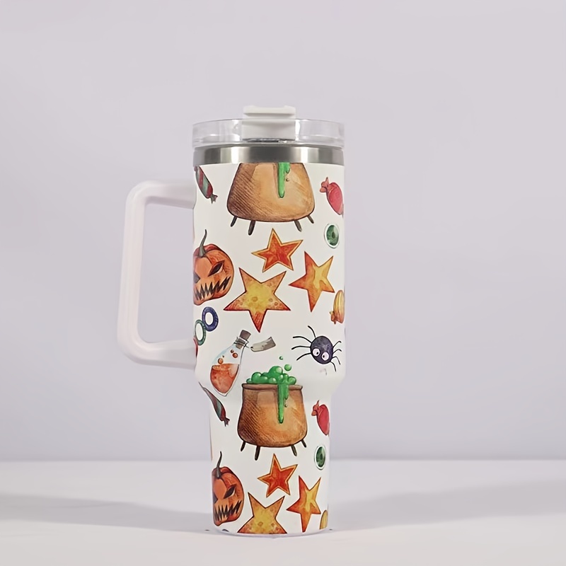 Dkp - Vaso Halloween – Botella Agua Térmica Acero Inoxidable 40 Oz Tapa,  Pajita Asa – Taza Portátil Coche, Hogar Oficina – Regalo Cumpleaños  Perfecto Hombres Mujeres - Deporte Aire Libre - Temu