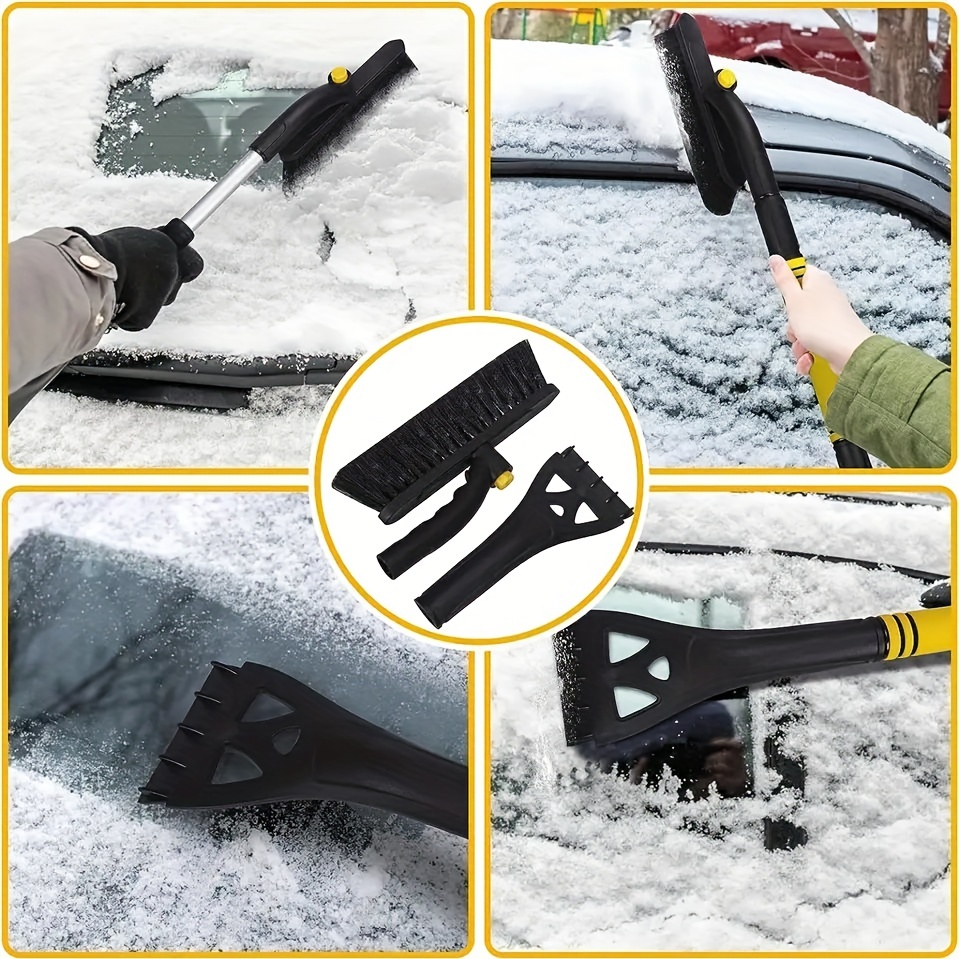 Brosse À Neige De Voiture Chasse neige Rétractable Dégivrage