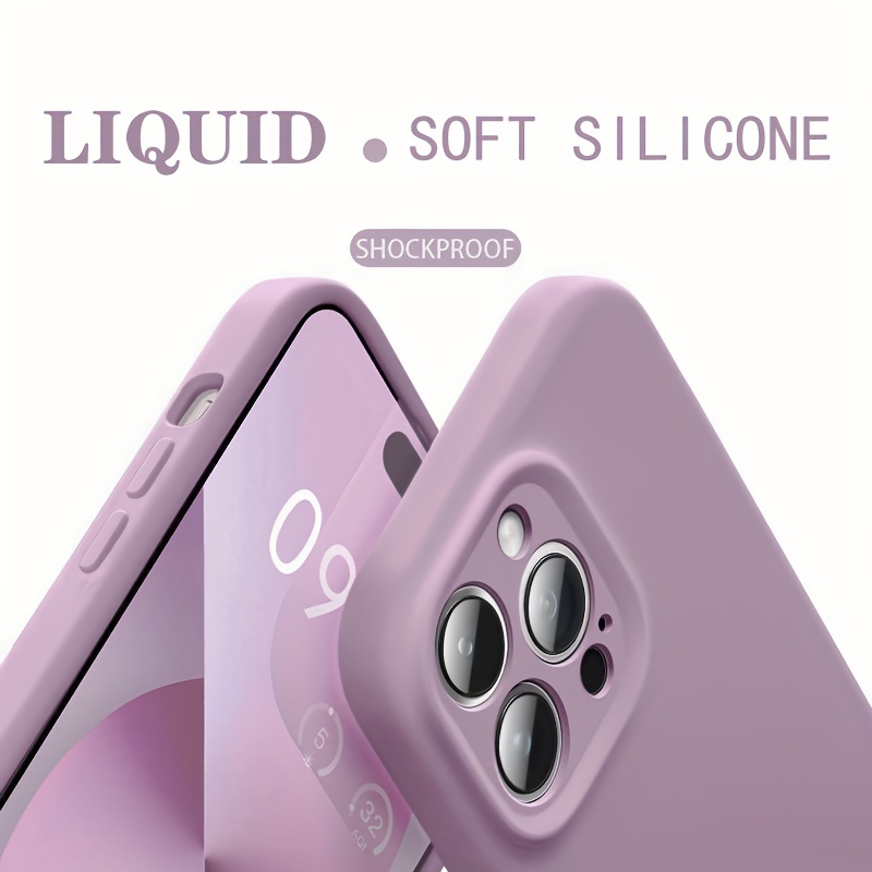 Carcasa Silicona Soft Para iPhone 14 Pro Max Rosado