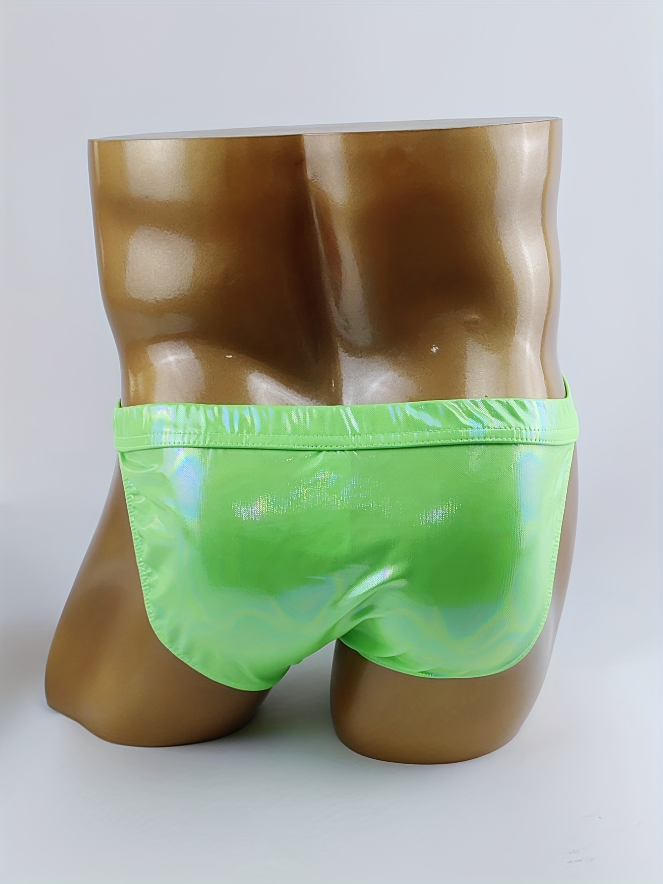 Men's Sexy Clear Rubber 100% Latex Underwear Sexy Men Transparent Lingerie  New