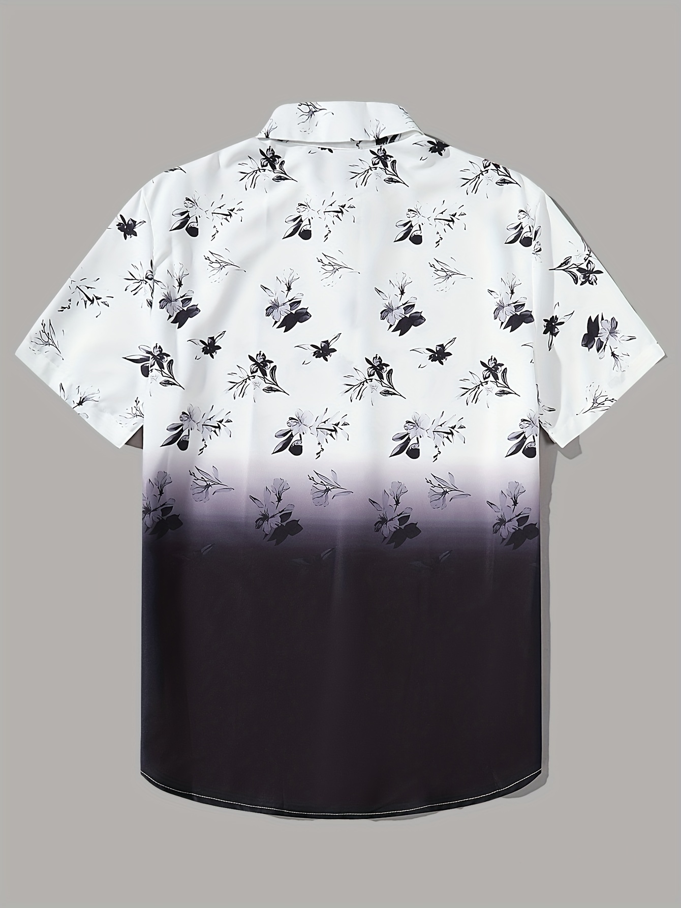 Men's Floral Shirts V-Neck Chest Small Print Long Sleeve Fashion Minimalist  Lounge Shirts Stylish Casual Graphic Tees Men at  Men's Clothing store
