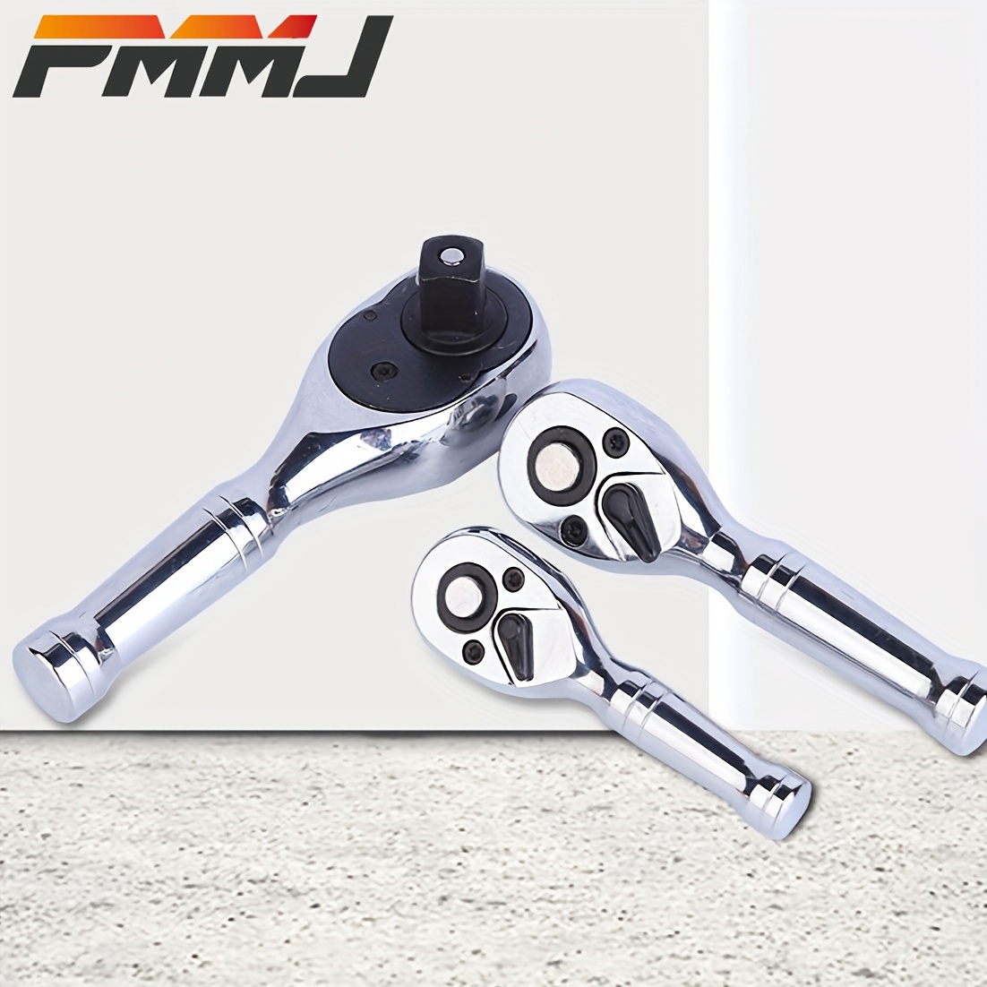 

Pmmj 72-tooth Short Handle Ratchet Wrench - Dual-, Repair Tool With