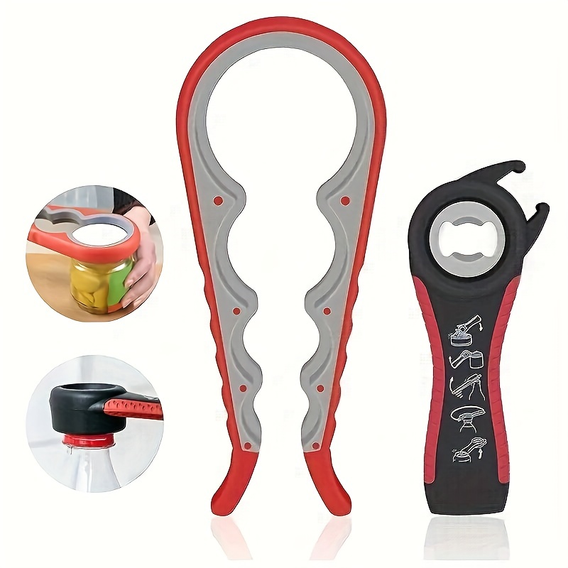 1 Multi Function Jar Opener Kit With Silicone - Temu